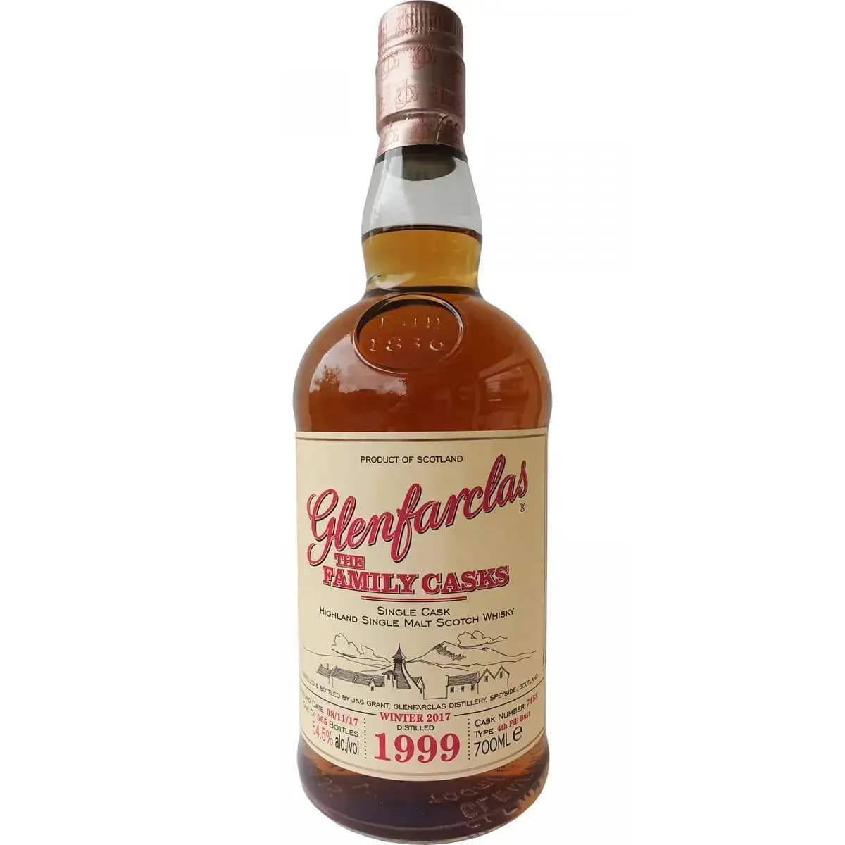 Glenfarclas 1999 Cask Nr.7458