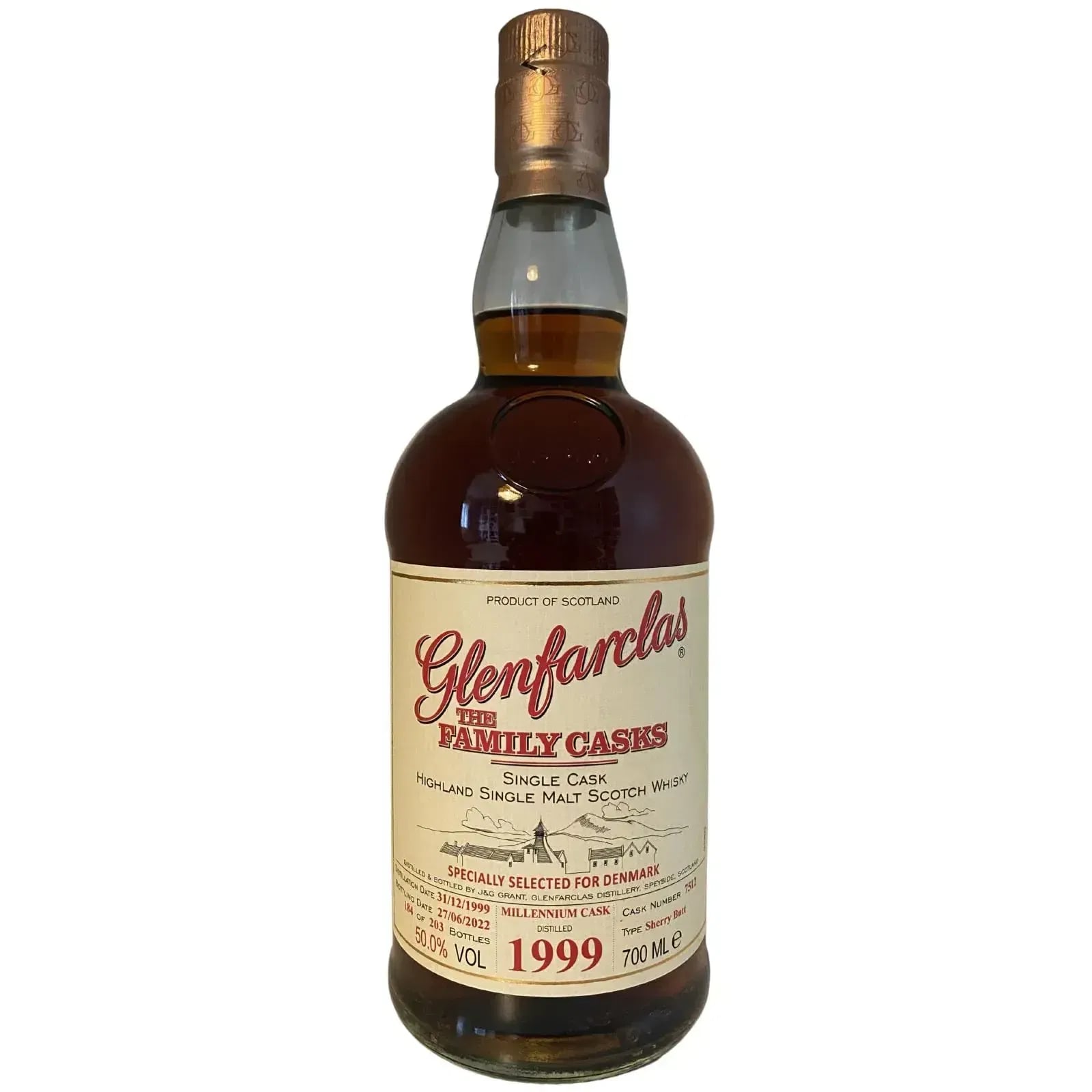 Glenfarclas 1999 Cask Nr.7512