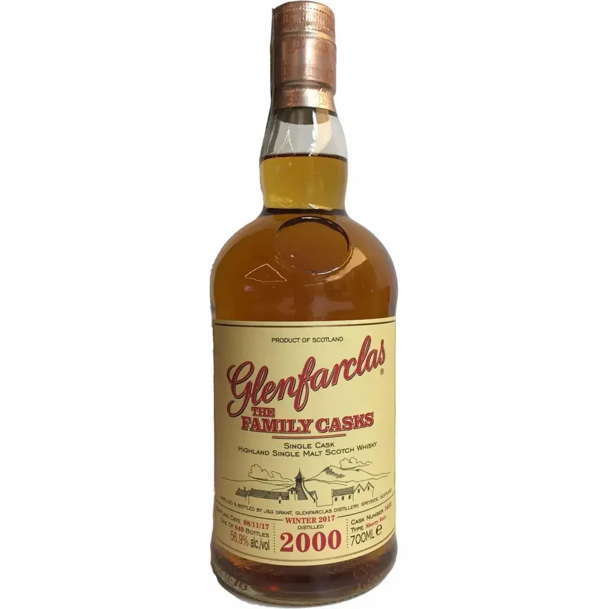 Glenfarclas 2000 Cask Nr.3633