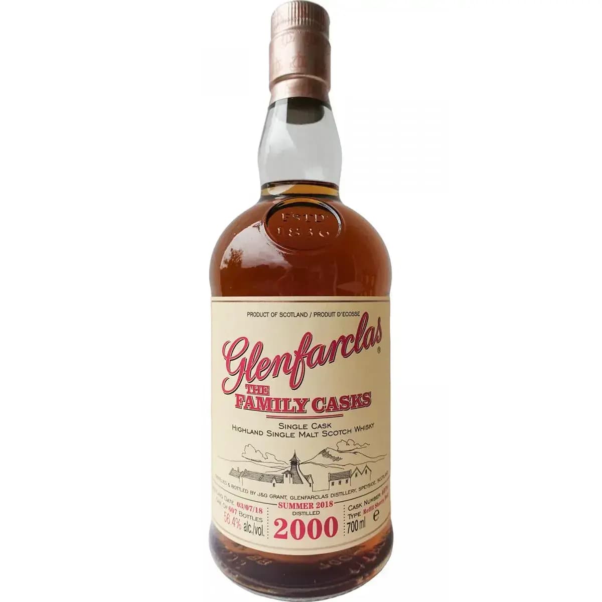 Glenfarclas 2000 Cask Nr.4076