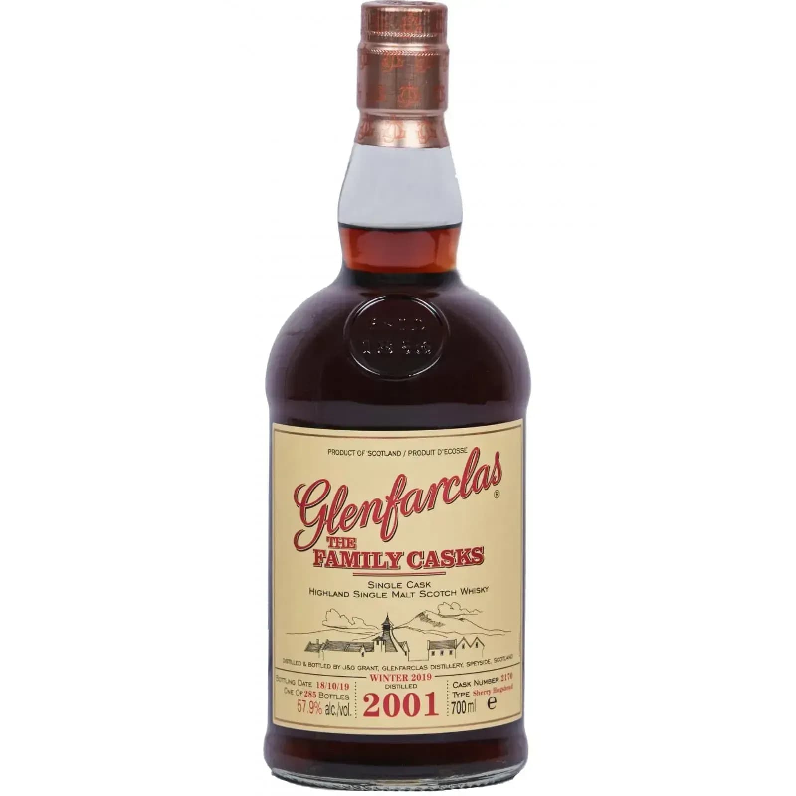 Glenfarclas 2001 Cask Nr.2170