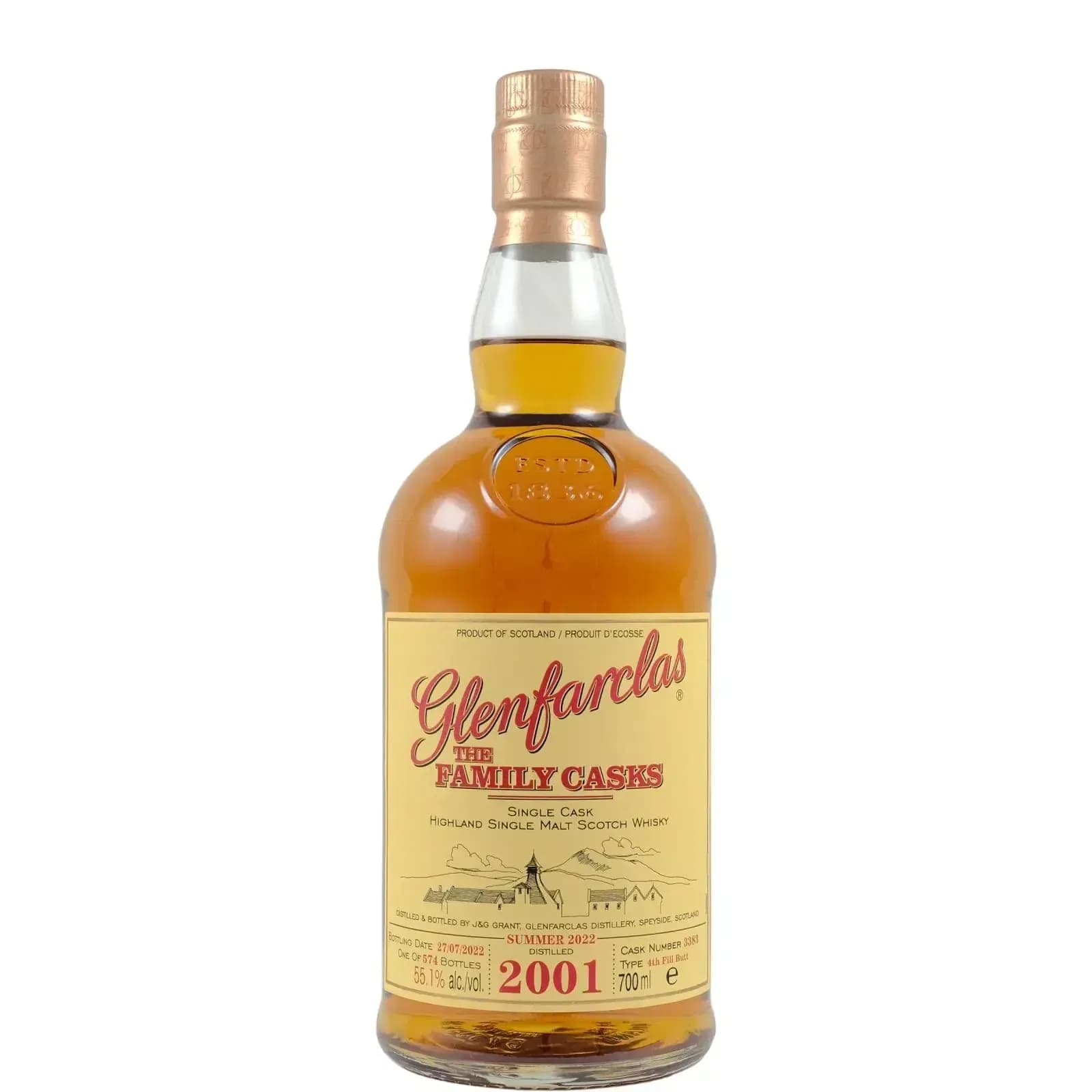 Glenfarclas 2001 Cask Nr.3383