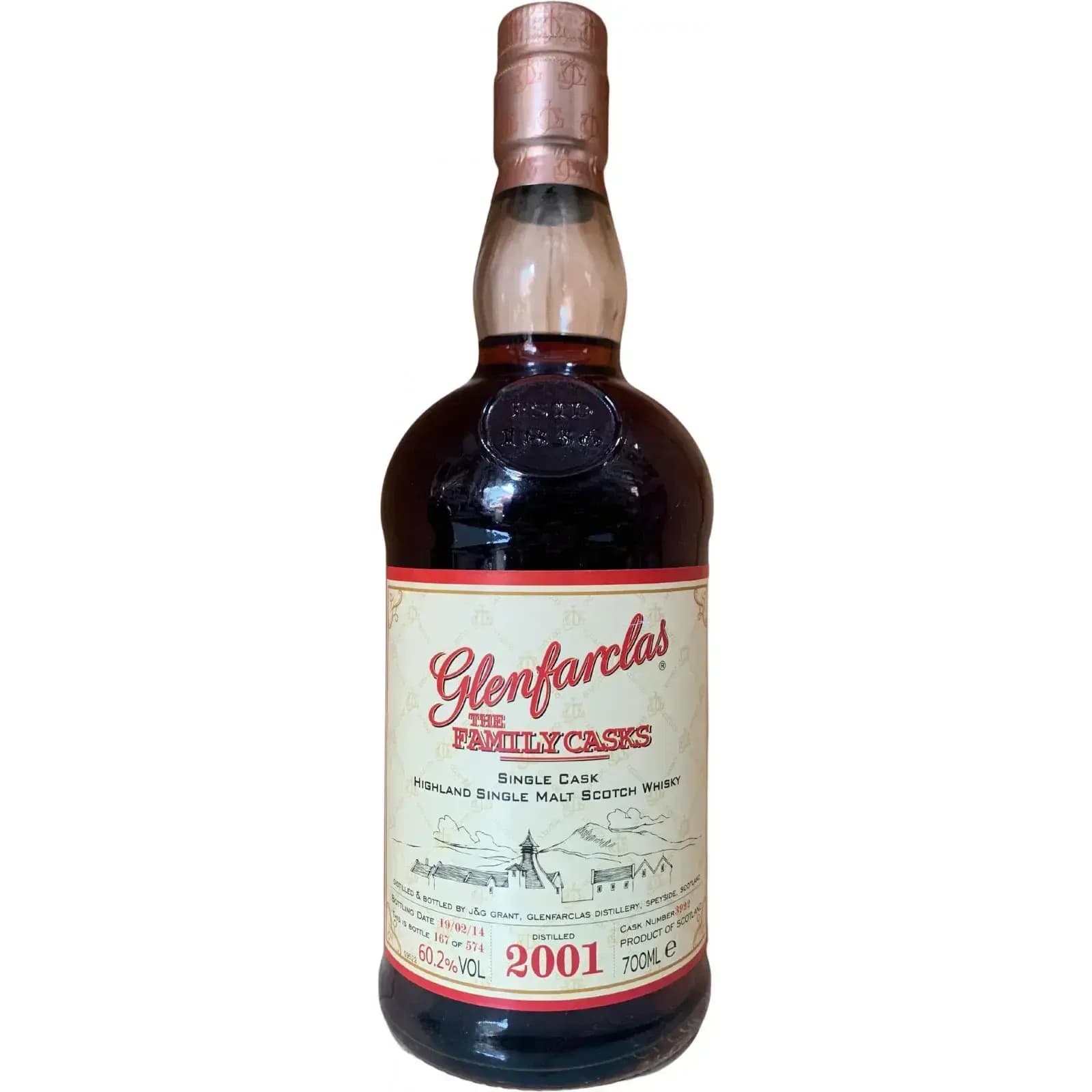 Glenfarclas 2001 Cask Nr.3922