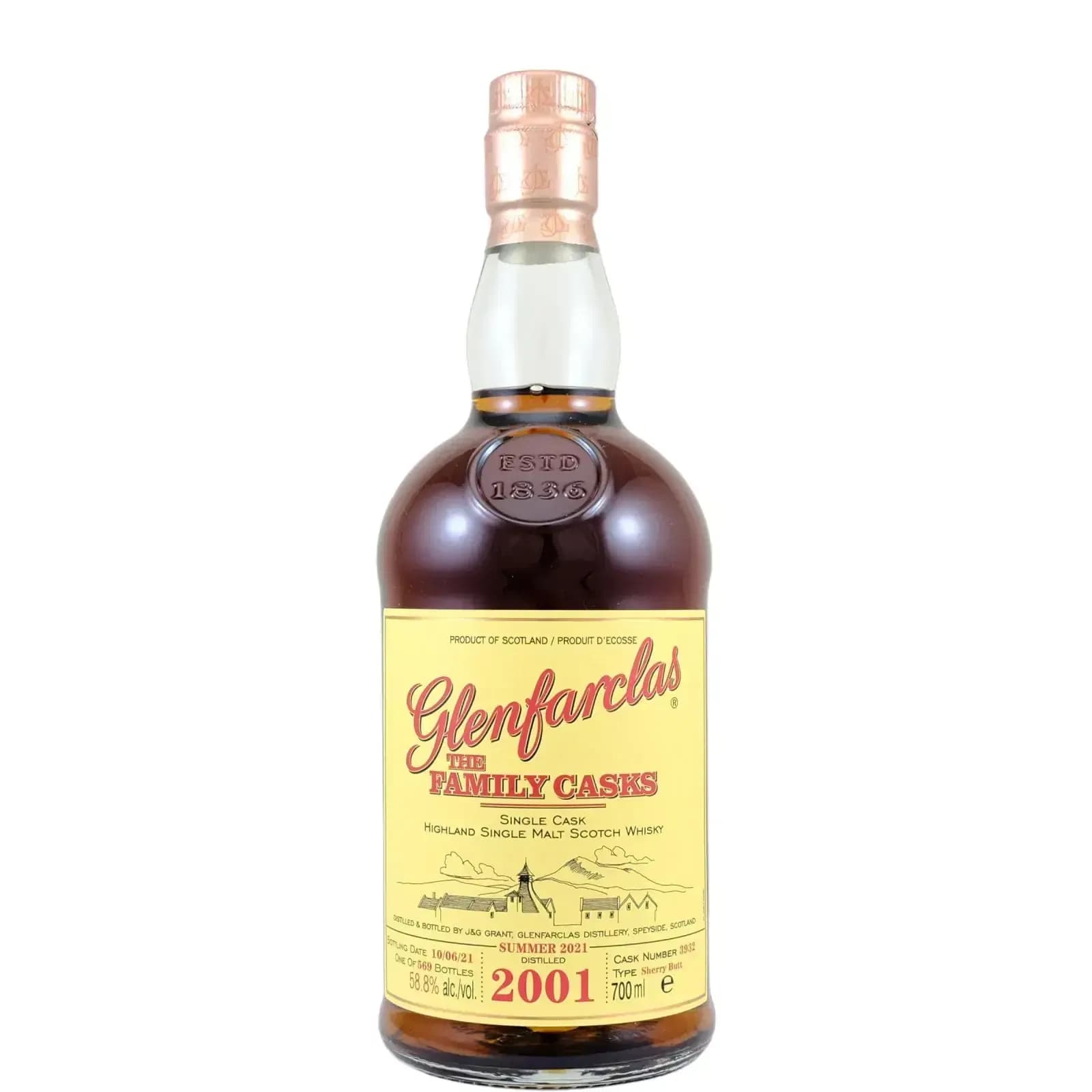 Glenfarclas 2001 Cask Nr.3932