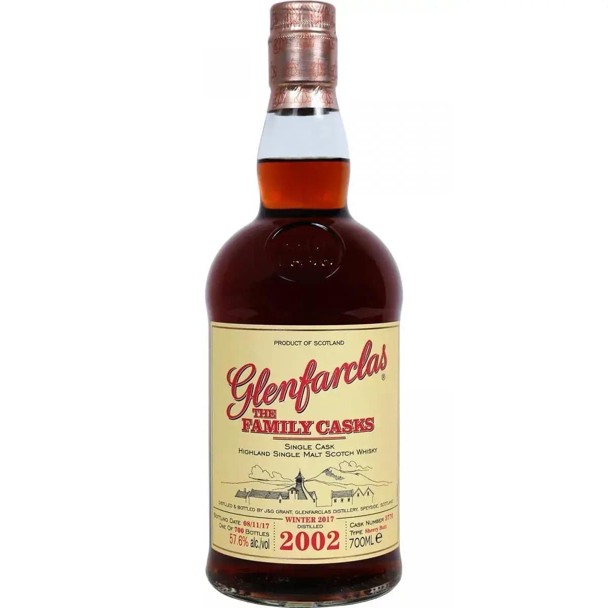 Glenfarclas 2002 Cask Nr.3770