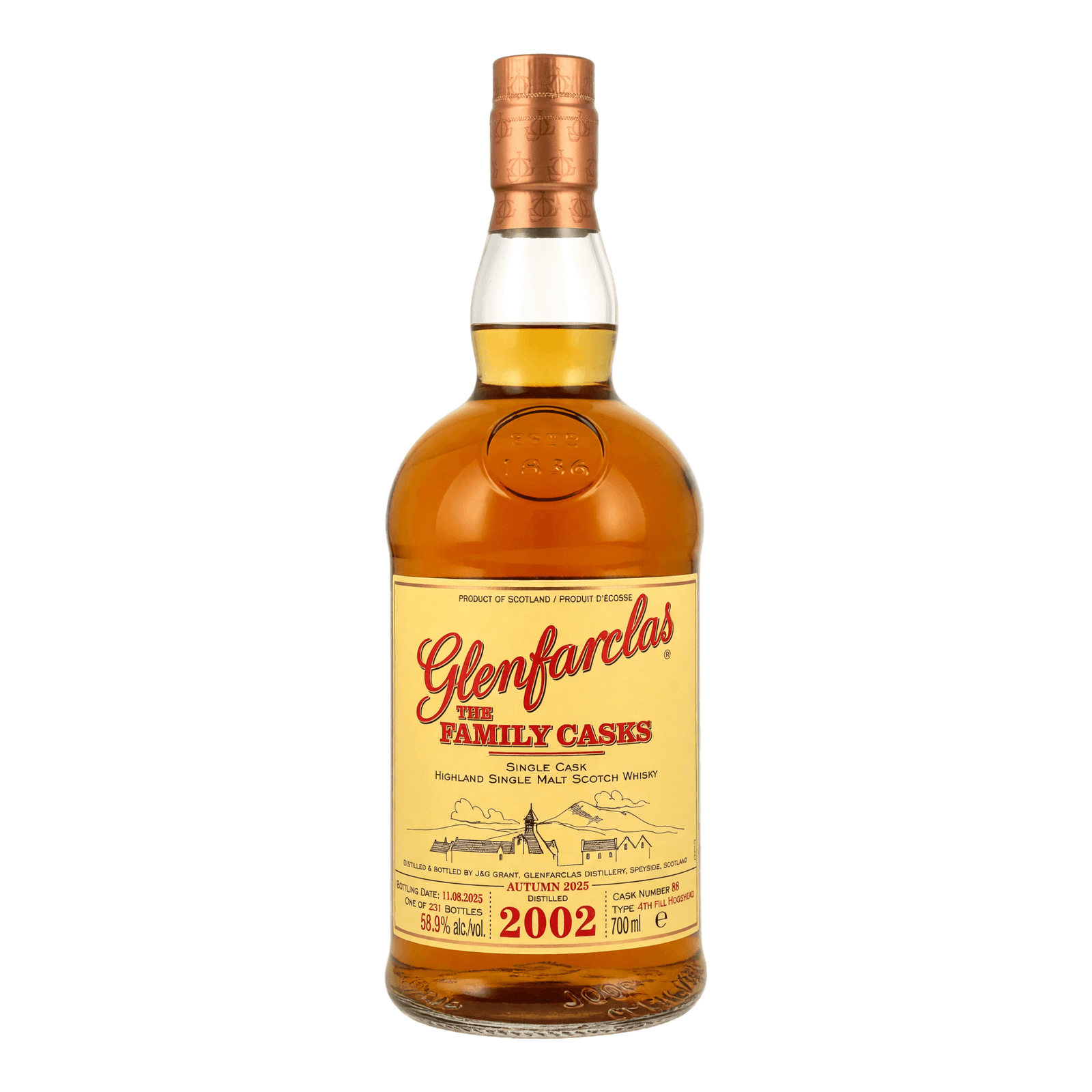 Glenfarclas 2002 Family Casks Vintage - Autumn 2025 Cask Nr.88