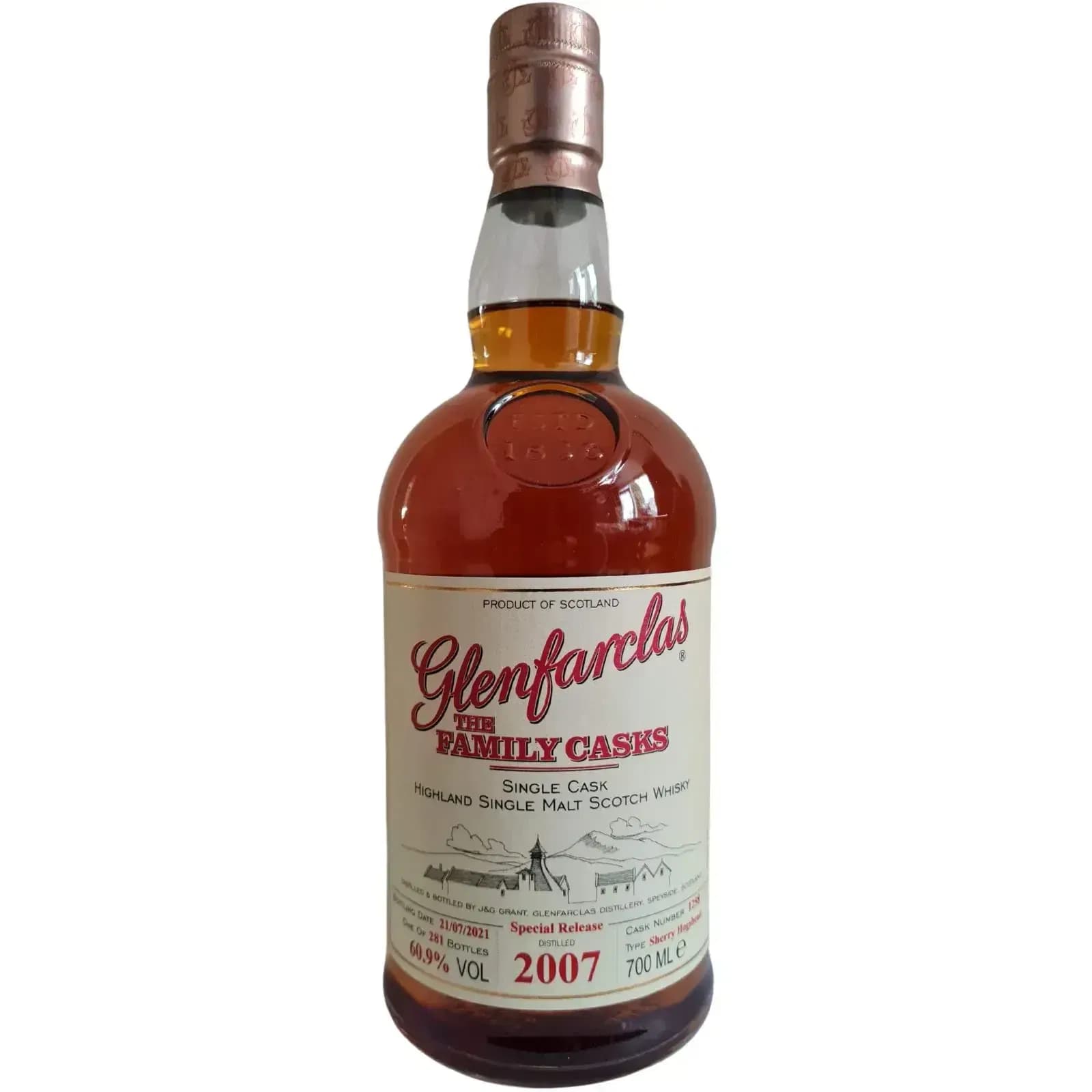 Glenfarclas 2007 Cask Nr.1258