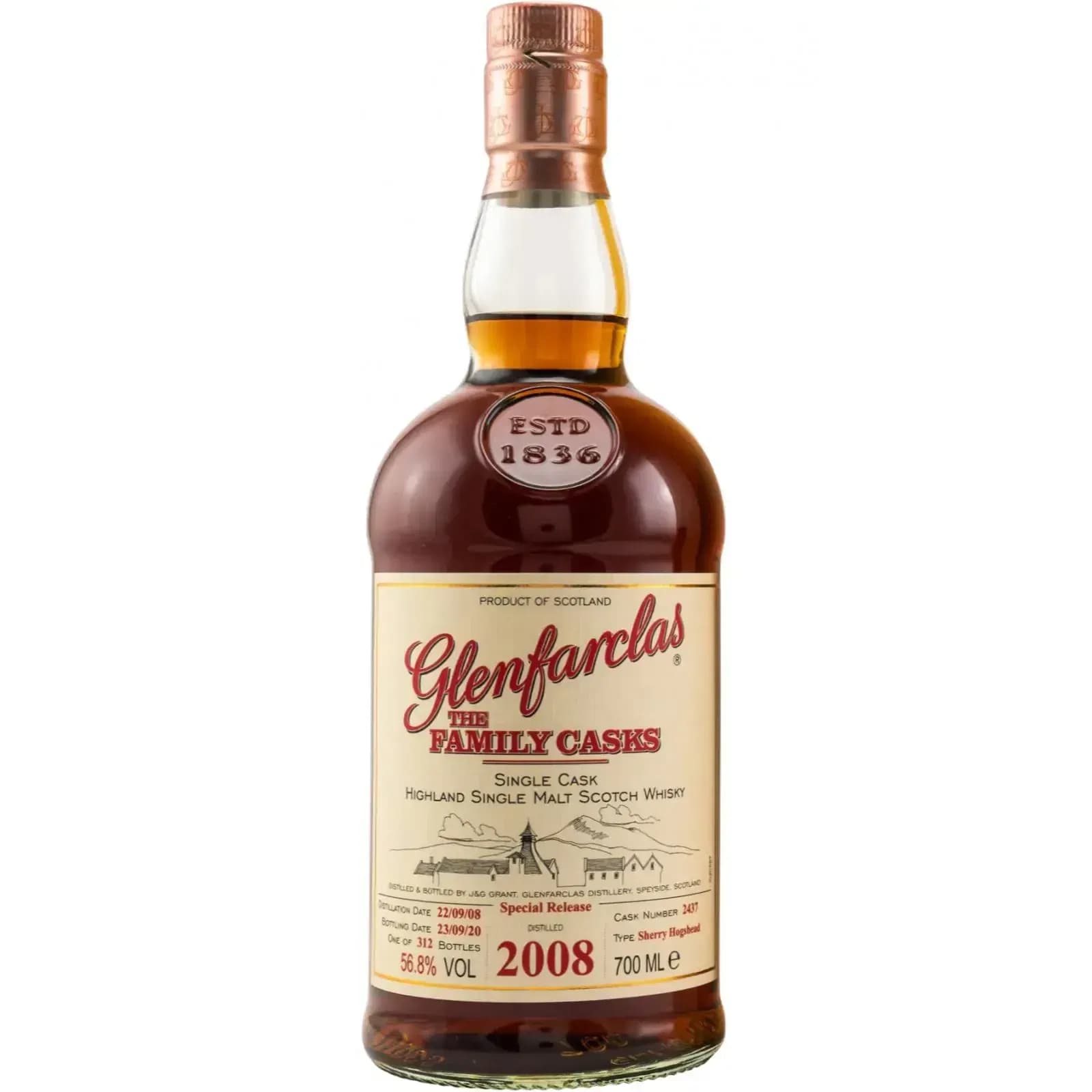 Glenfarclas 2008 Cask Nr.2437