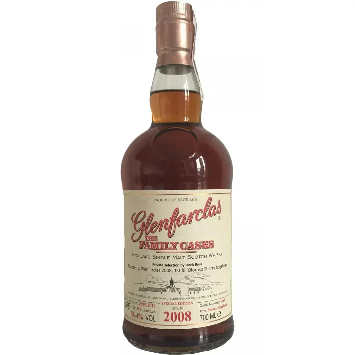 Glenfarclas 2008 Cask Nr.466