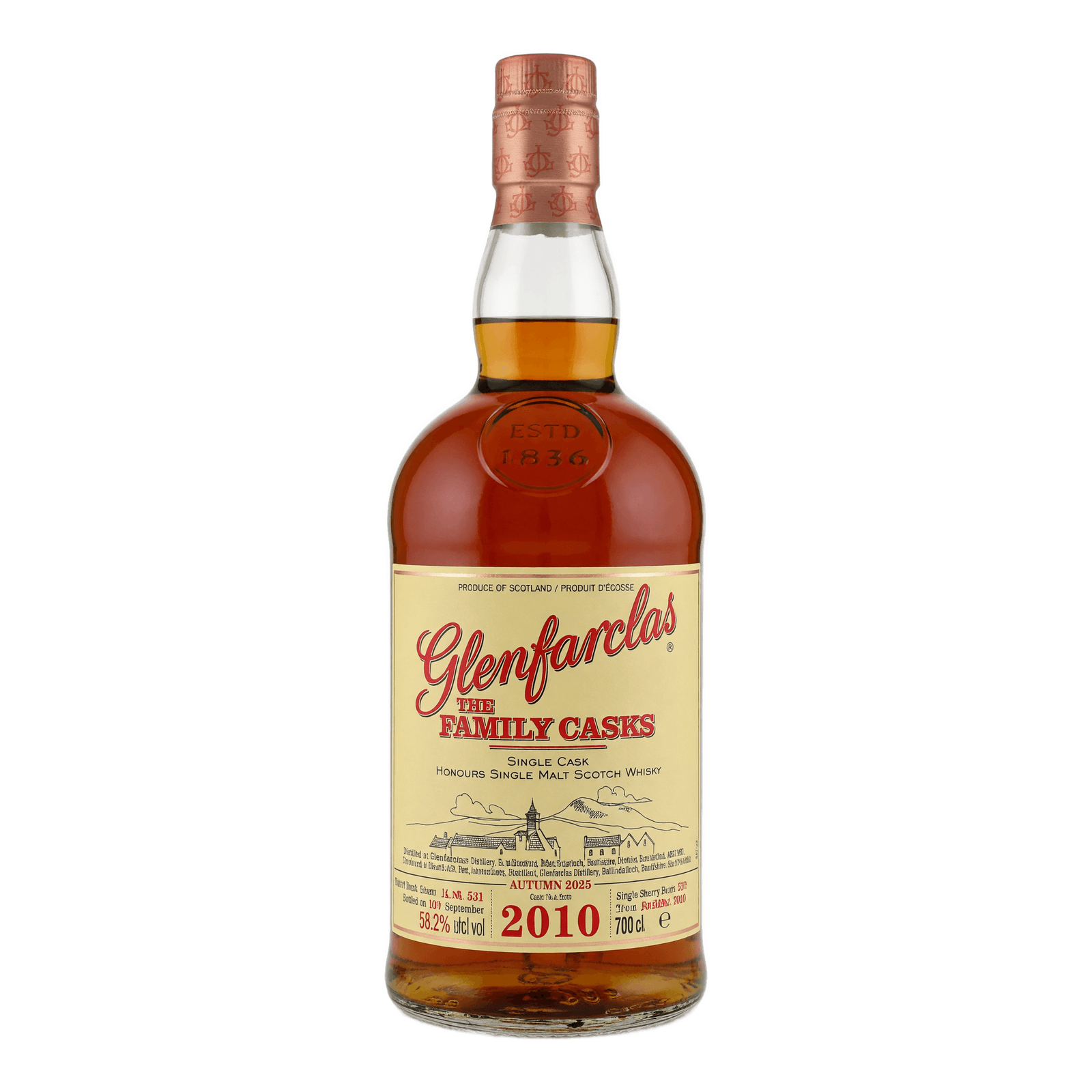 Glenfarclas 2010 Family Casks Vintage - Autumn 2025 Cask Nr.531