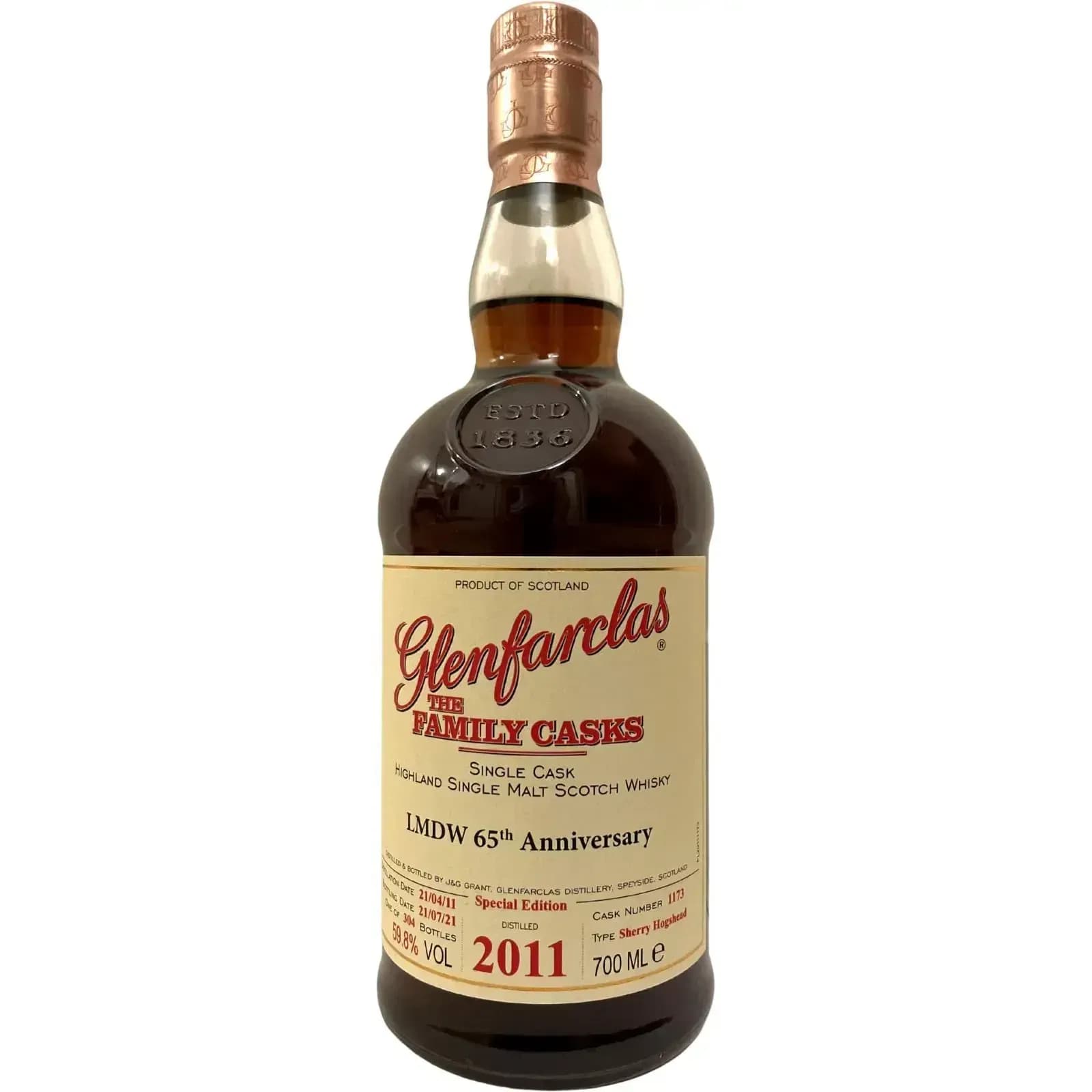 Glenfarclas 2011 Cask Nr.1173