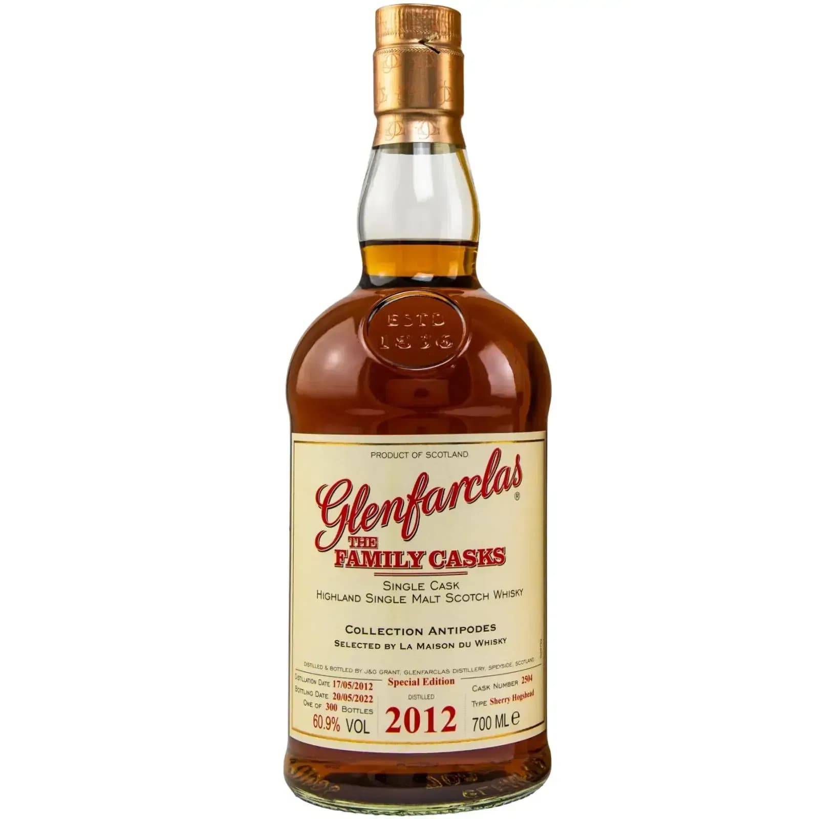 Glenfarclas 2012 Cask Nr.2504