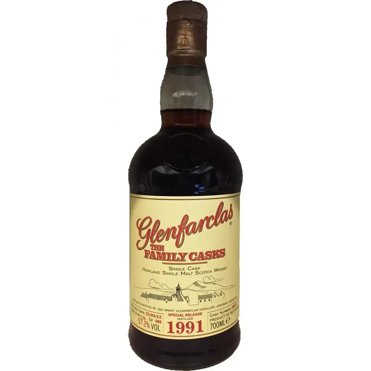 Glenfarclas 21 Years Old 1991 Cask Nr.5651