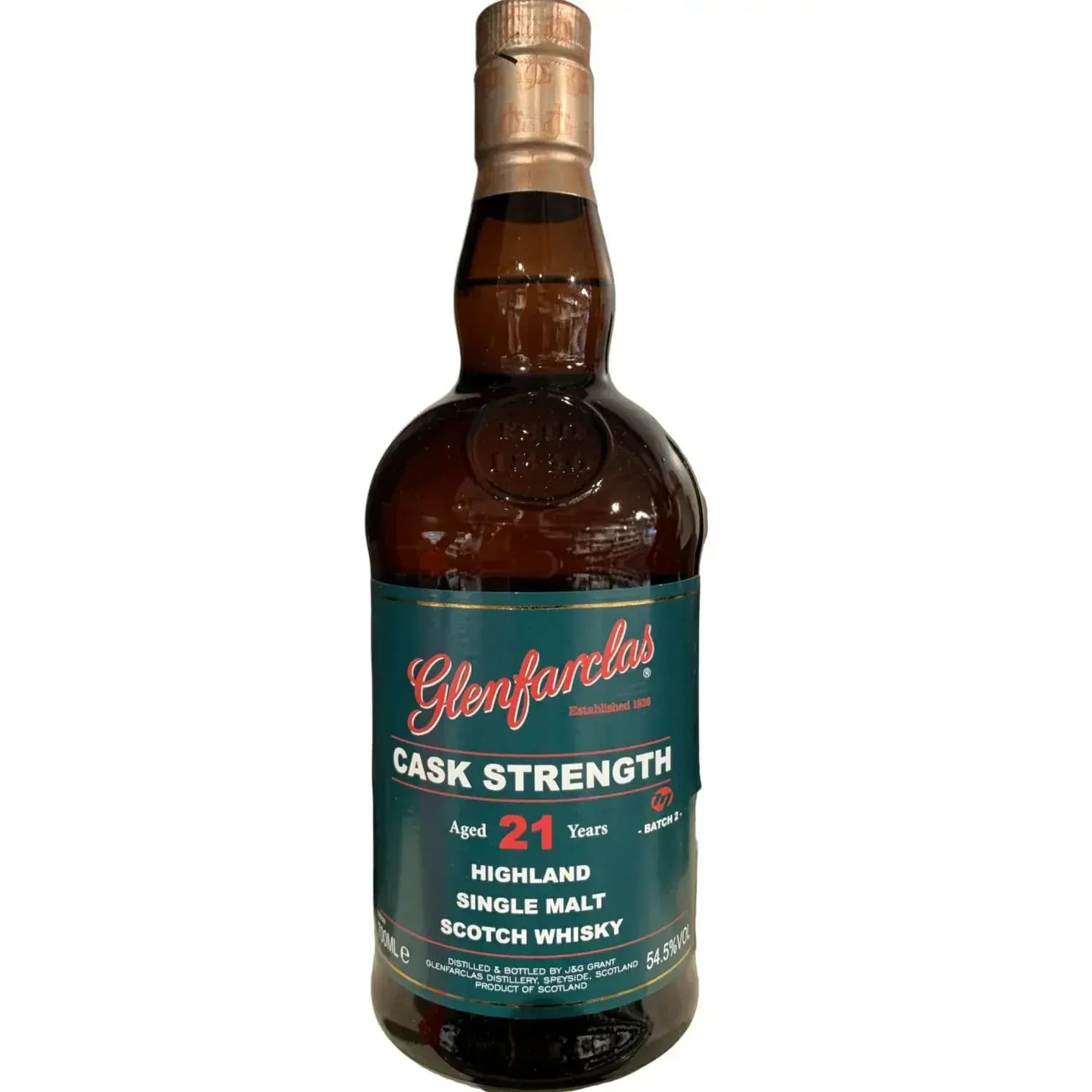 Glenfarclas 21 Years Old Cask Strength Batch 2