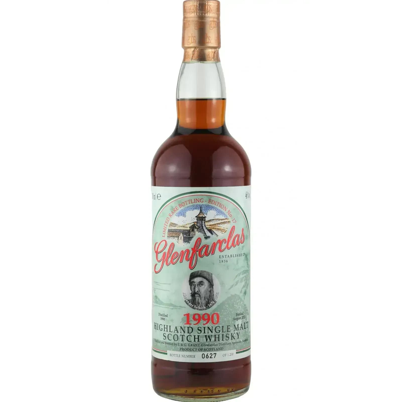 Glenfarclas 23 Years Old 1990 Edition N17 Cask Nr.1190, 5092+5293, 5097