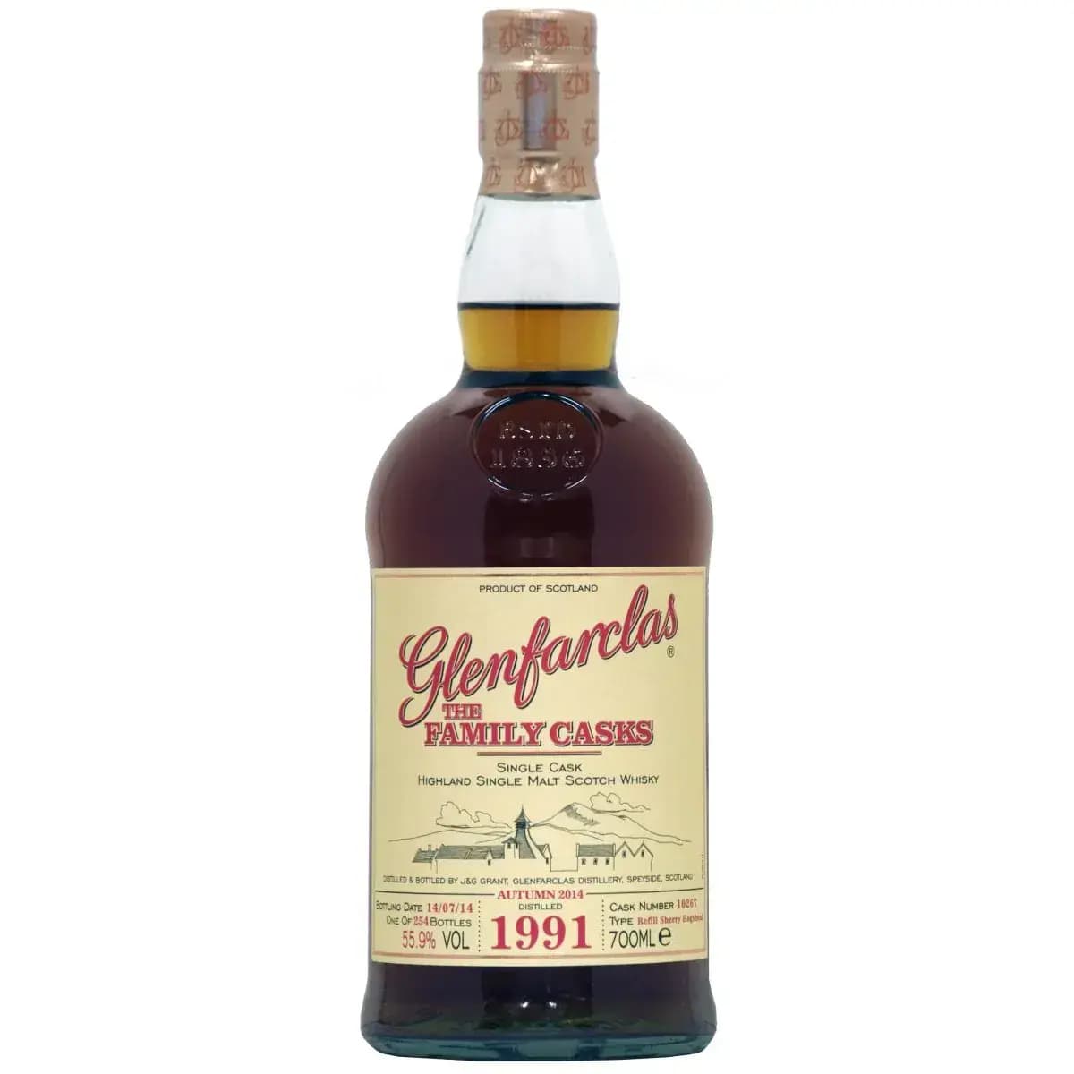 Glenfarclas 23 Years Old 1991 Cask Nr.10267