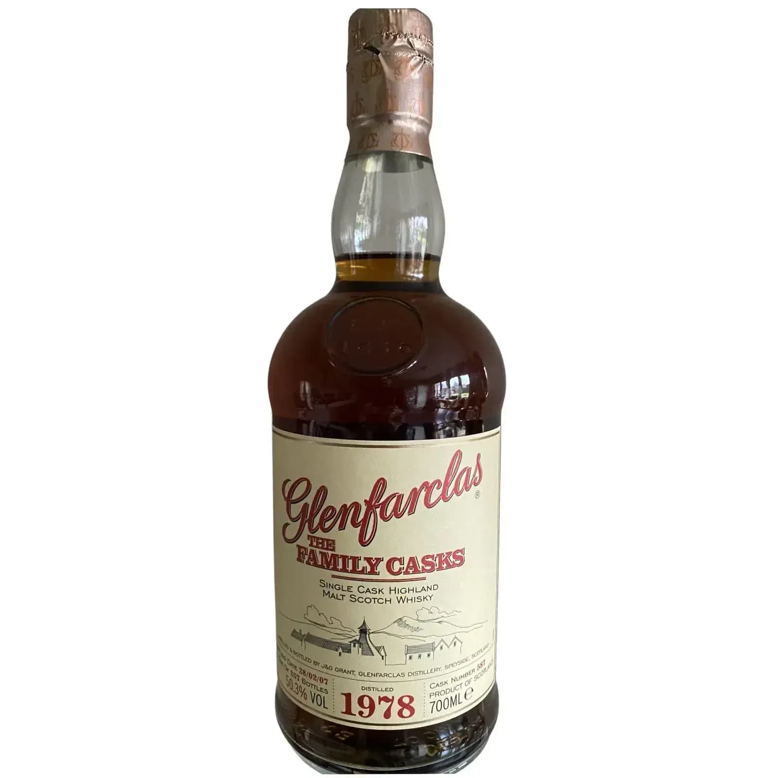 Glenfarclas 29 Years Old 1978 Cask Nr.587