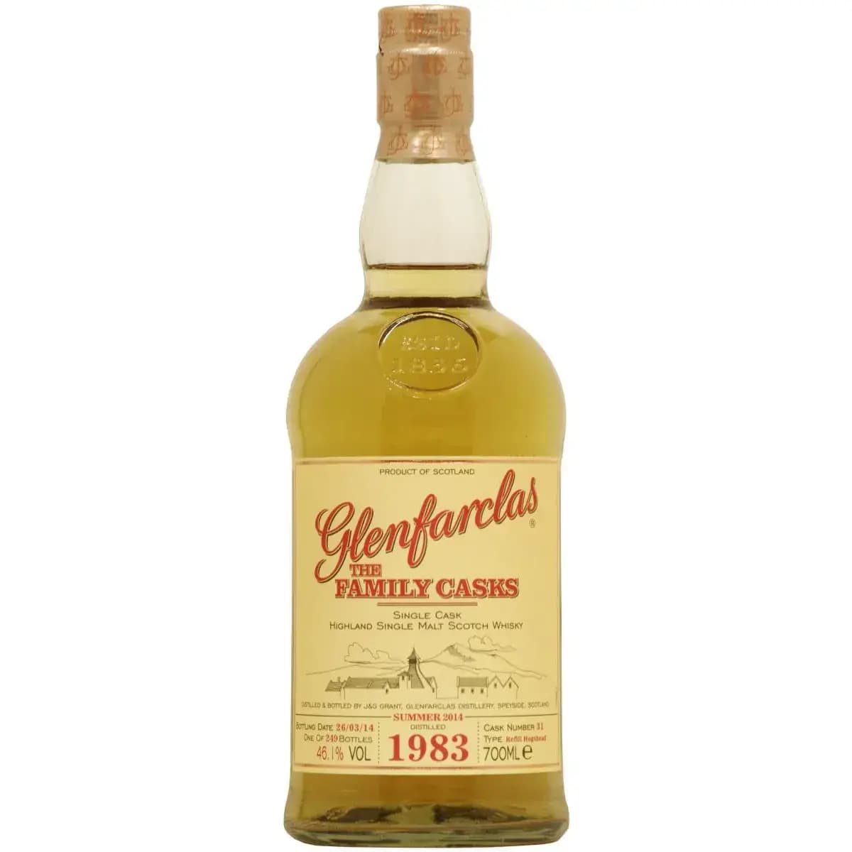 Glenfarclas 31 Years Old 1983 Cask Nr.31