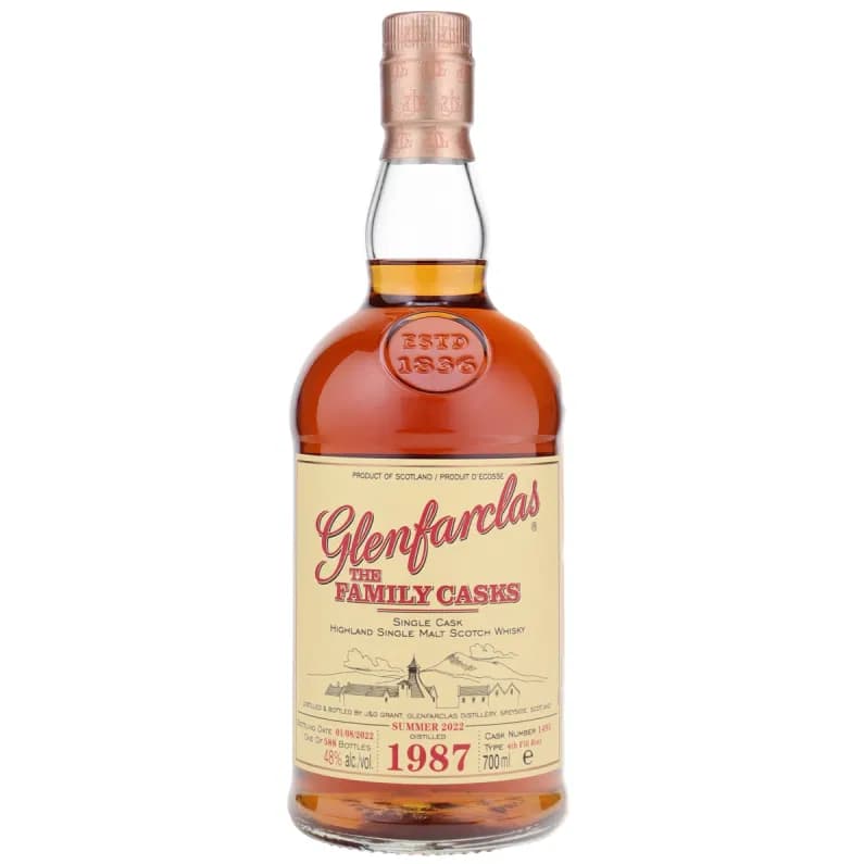 Glenfarclas 34 Years Old 1987 The Family Casks Summer 2022