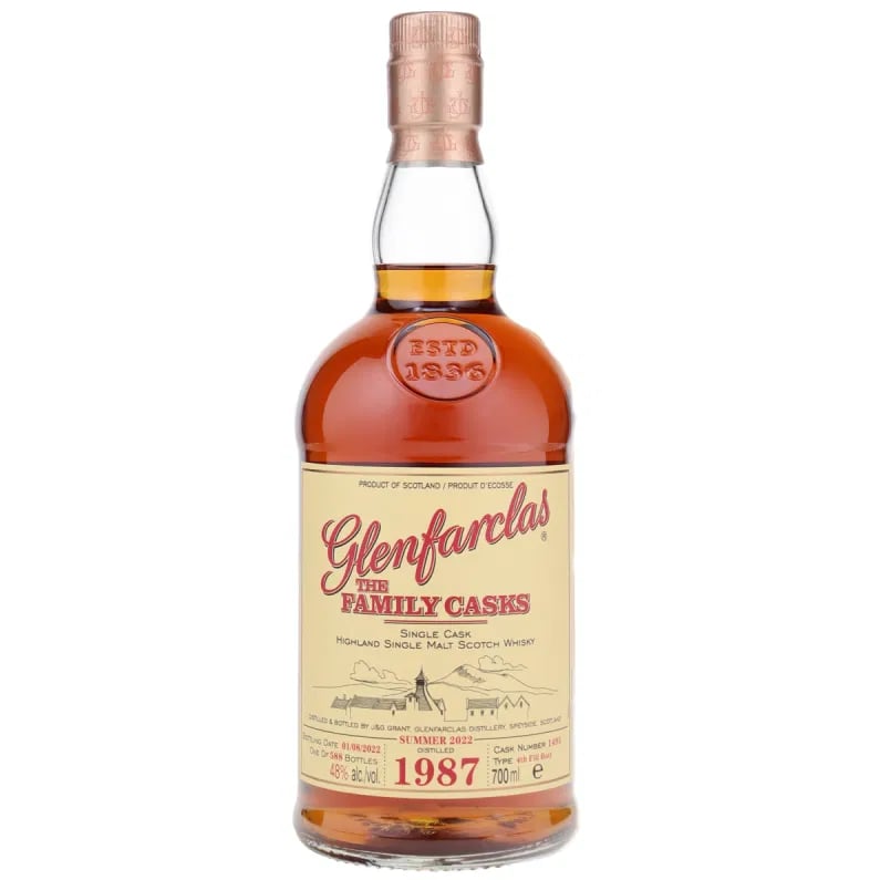 Glenfarclas 34 Years Old 1987 The Family Casks Summer 2022