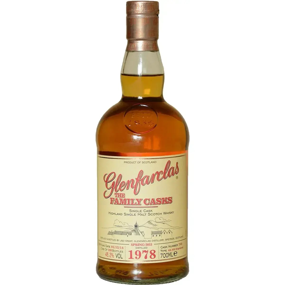 Glenfarclas 36 Years Old 1978 Cask Nr.746