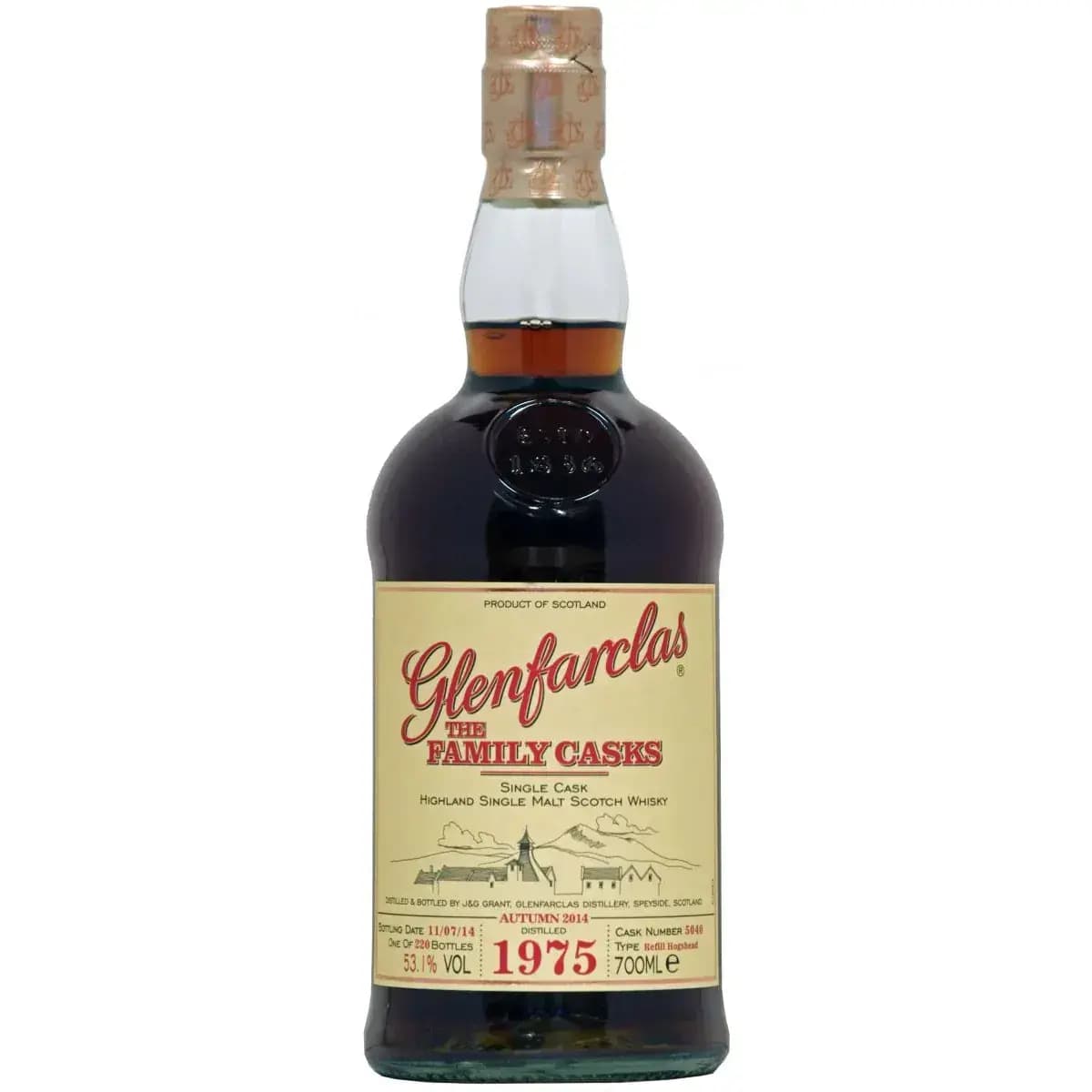 Glenfarclas 38 Years Old 1975 Cask Nr.5040
