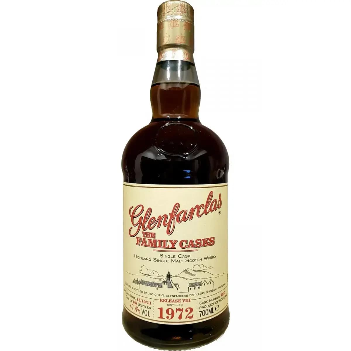 Glenfarclas 39 Years Old 1972 Cask Nr.3547