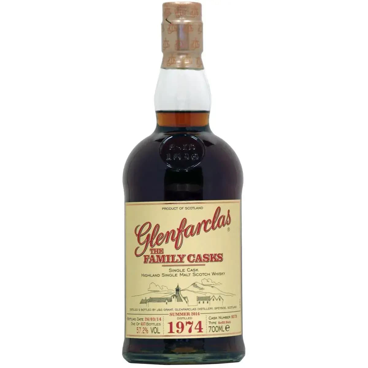 Glenfarclas 39 Years Old 1974 Cask Nr.8579