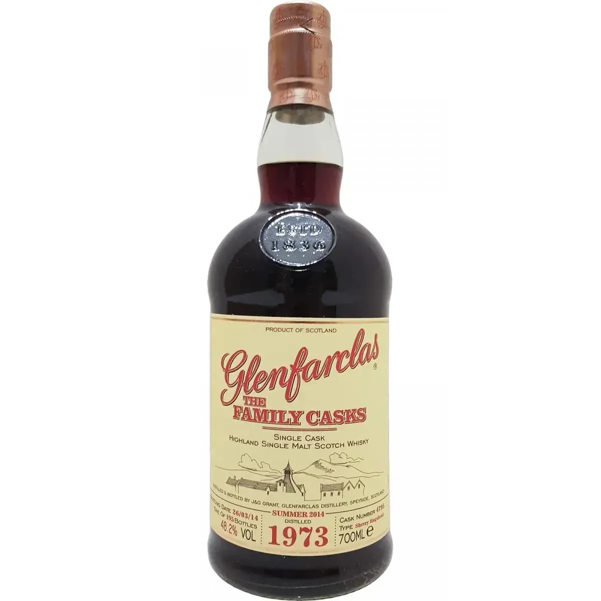 Glenfarclas 40 Years Old 1973 Cask Nr.4795