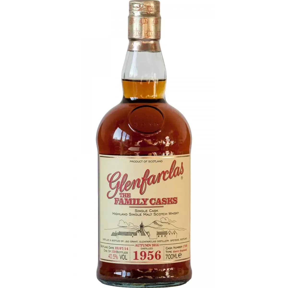 Glenfarclas 58 Years Old 1956 Cask Nr.1768