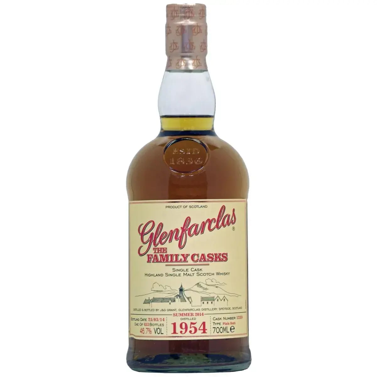 Glenfarclas 59 Years Old 1954 Cask Nr.1259
