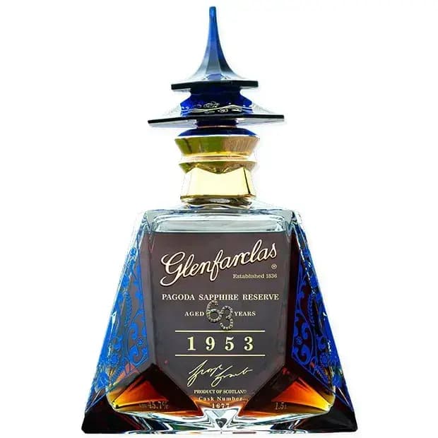 Glenfarclas 63 Years Old 1953 Sapphire Reserve Pagoda Gold Edition Magnum