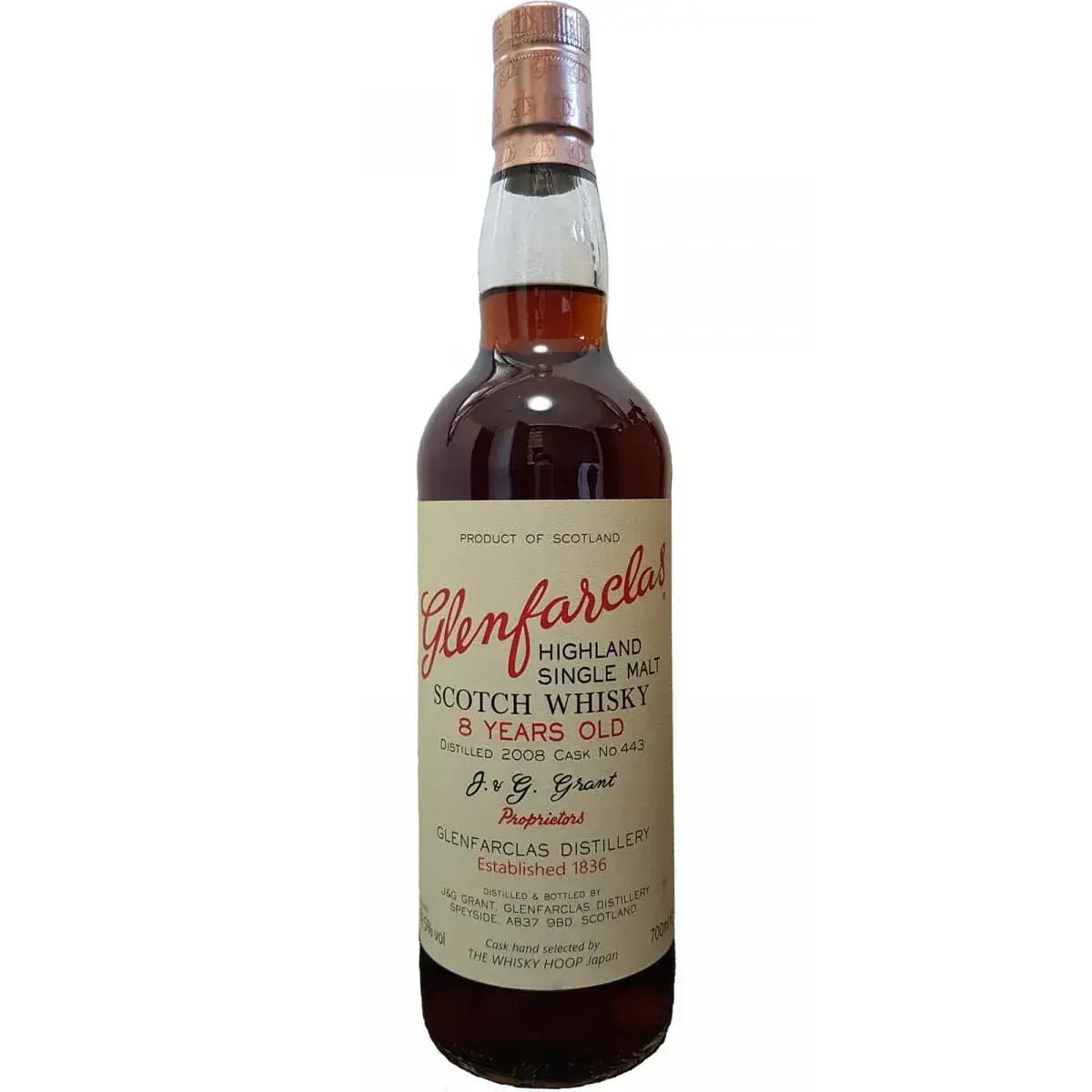 Glenfarclas 8 Years Old 2008 Cask Nr.443