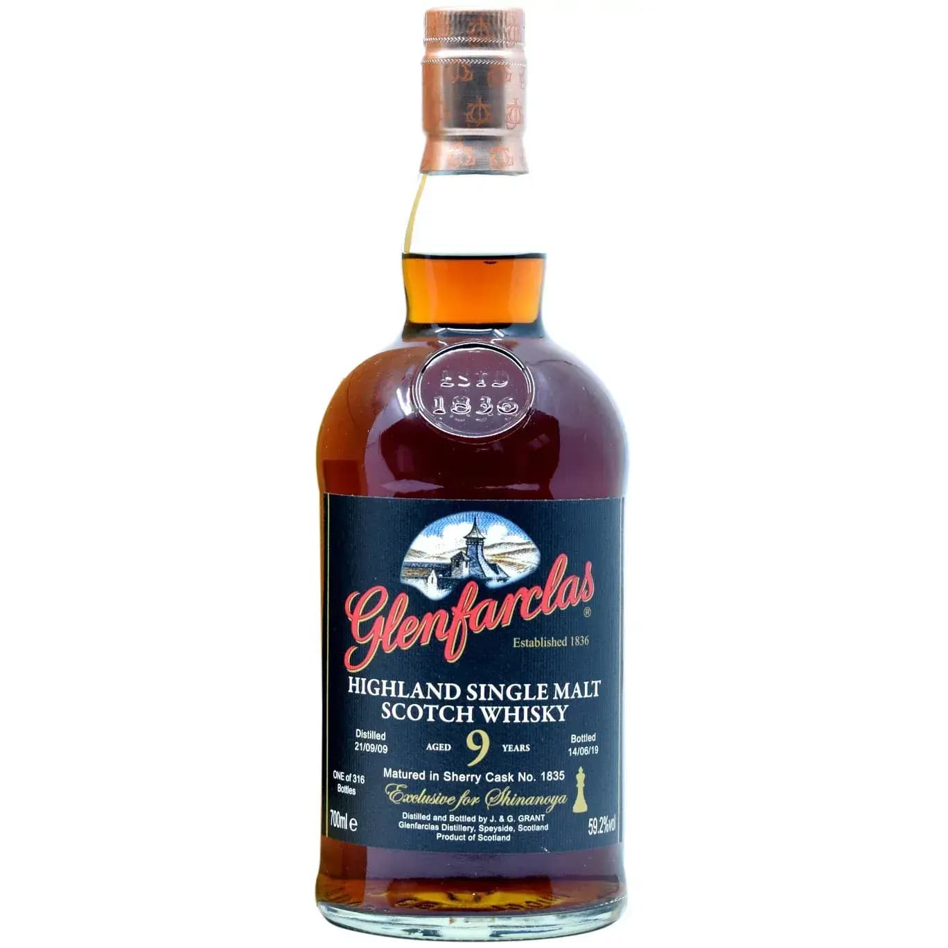 Glenfarclas 9 Years Old 2009 Cask Nr.1835