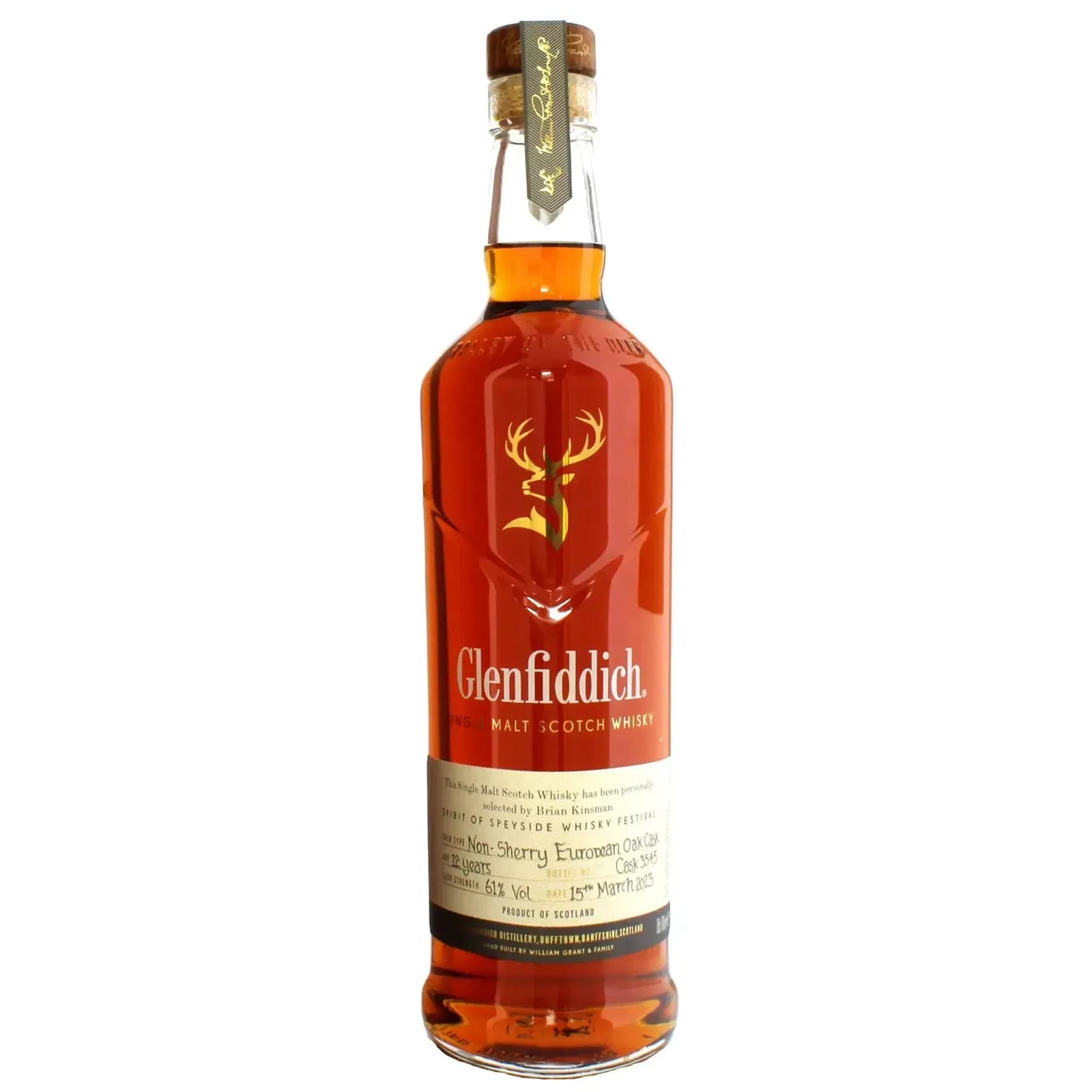 Glenfiddich 12 Years Old Spirit Of Speyside Whisky Festival Cask Nr.3545