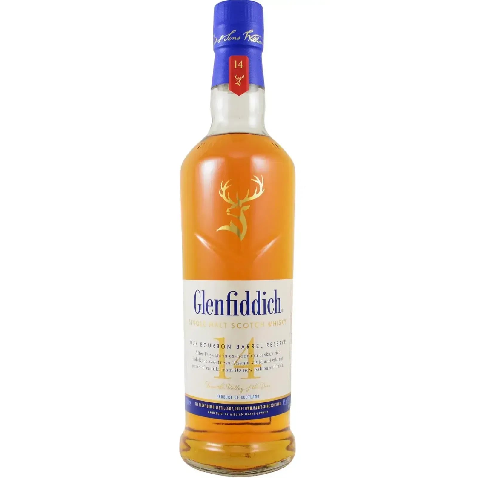Glenfiddich 14 Years Old Our Bourbon Barrel Reserve