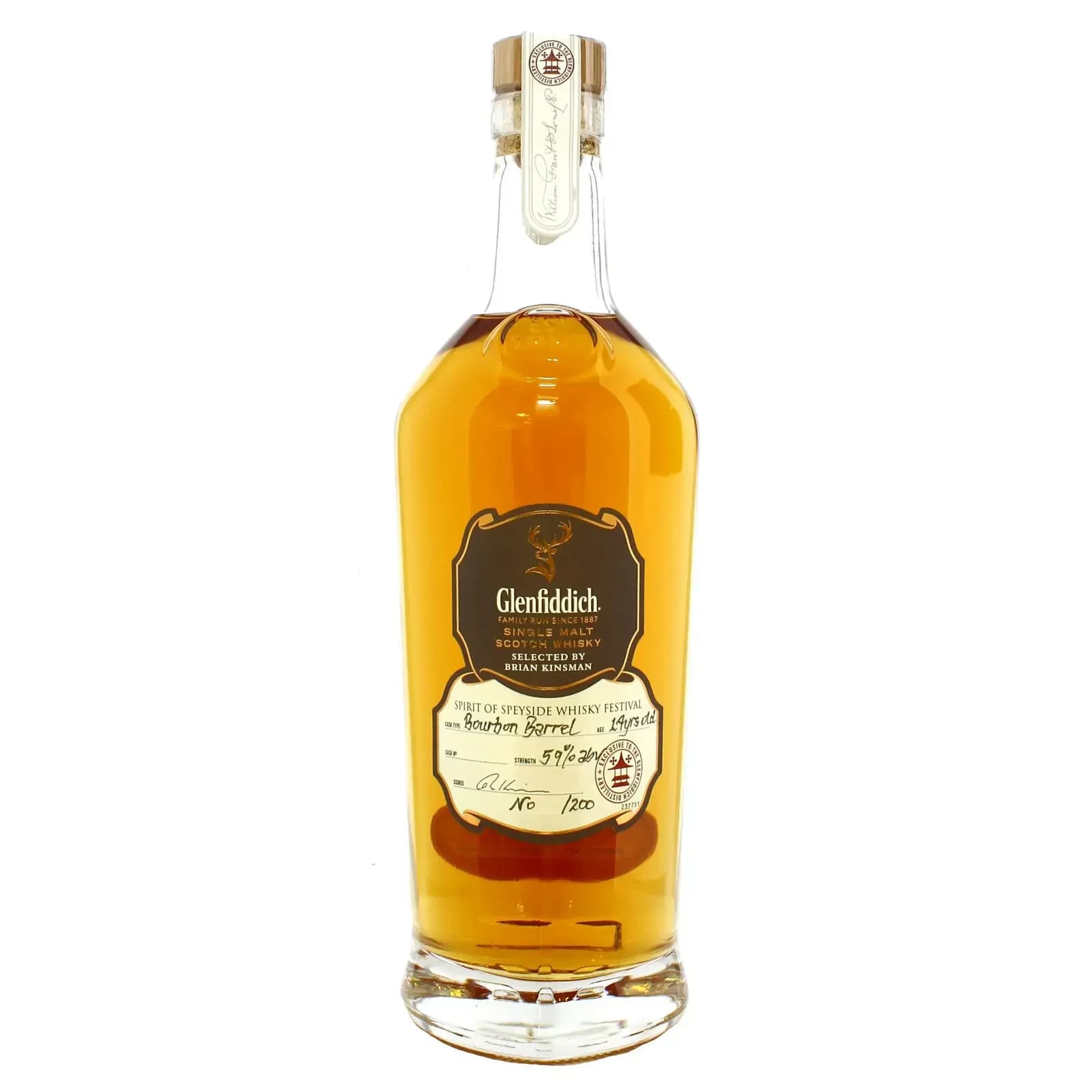 Glenfiddich 14 Years Old Spirit Of Speyside Whisky Festival Cask Nr.794
