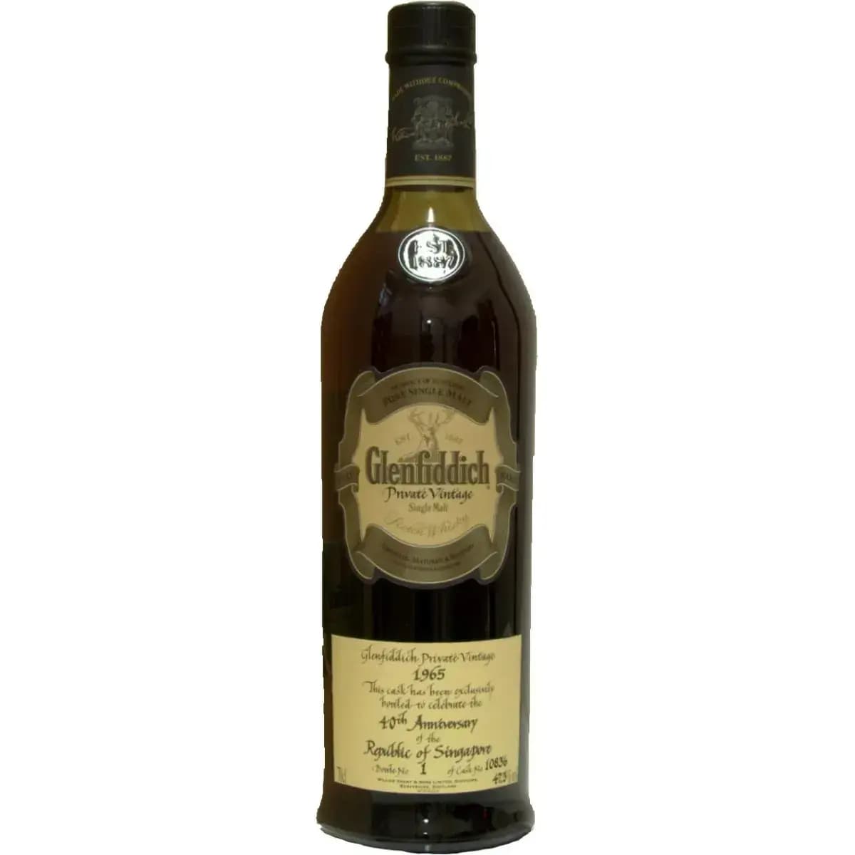 Glenfiddich 1965 Private Vintage Cask Nr.10836