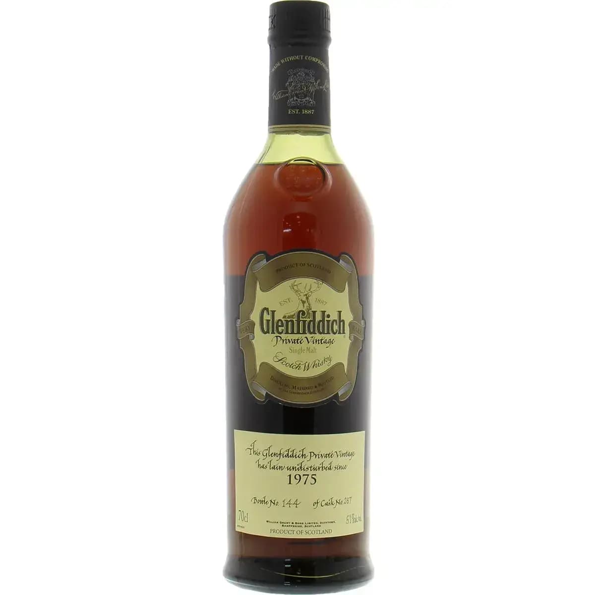 Glenfiddich 1975 Private Vintage Cask Nr.287