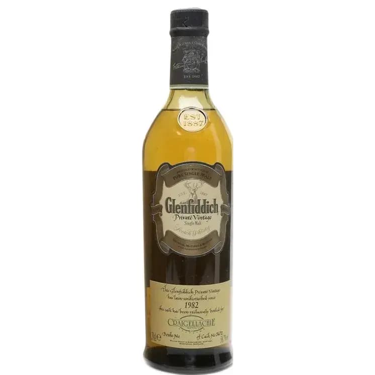 Glenfiddich 1982 Private Vintage For Craigellachie Hotel Cask Nr.3672