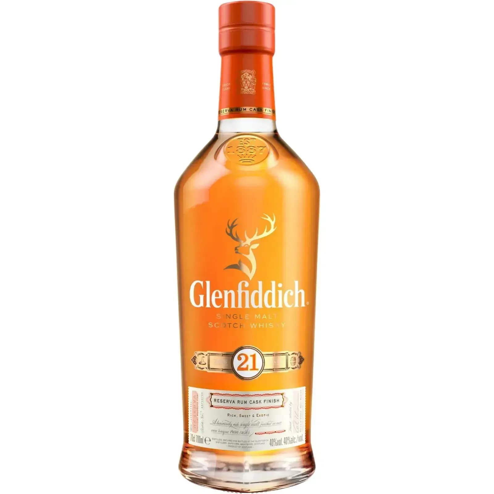 Glenfiddich 21 Years Old Reserva Rum Cask Finish