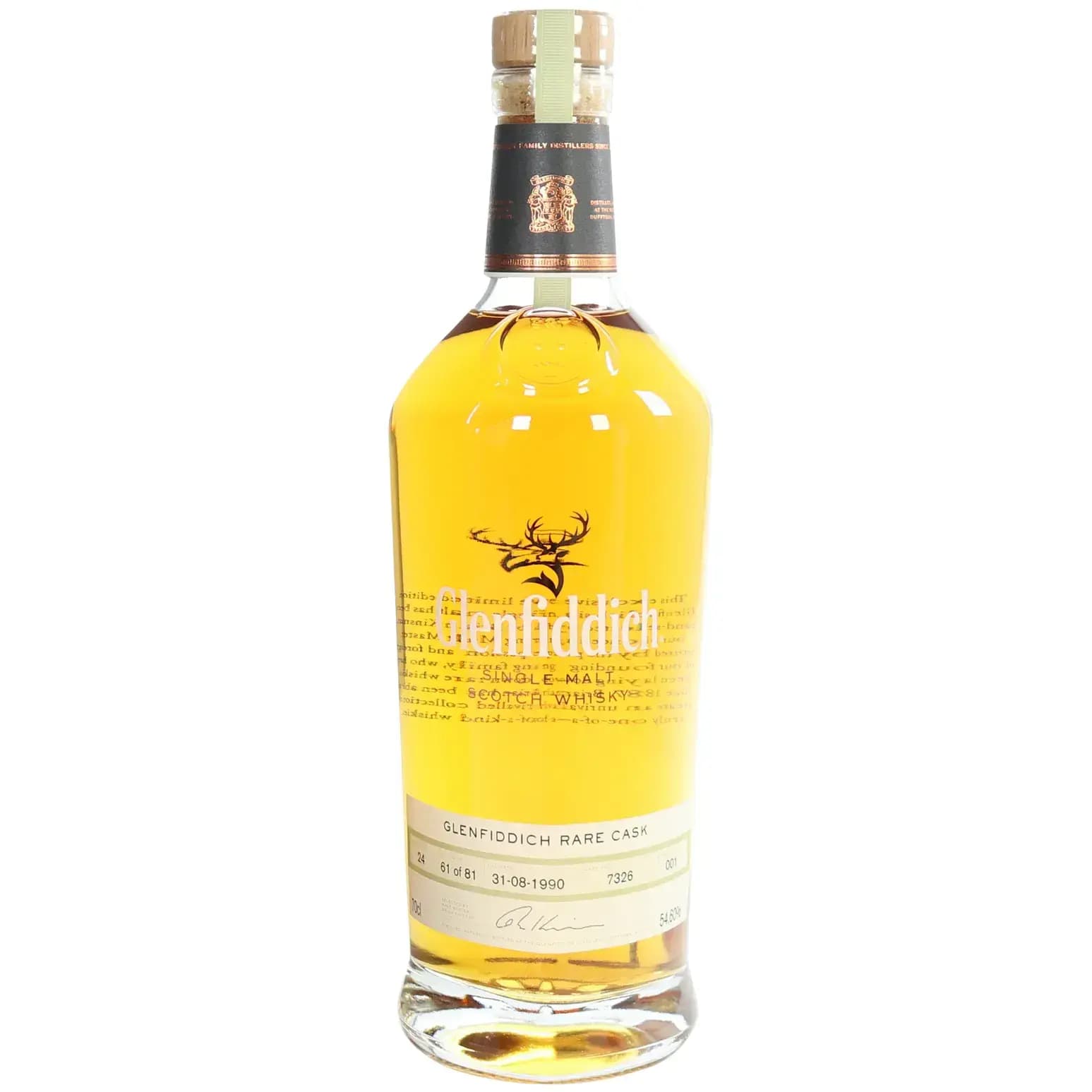 Glenfiddich 24 Years Old 1990 Unique Exclusive Limited Edition Cask Nr.7326