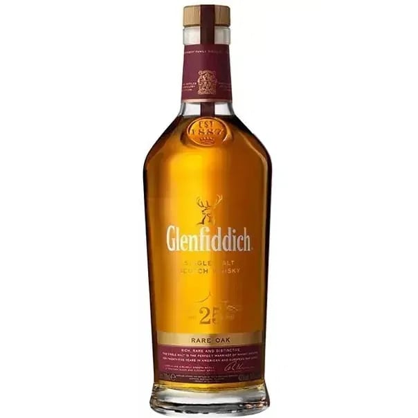 Glenfiddich 25 Years Old Rare Oak