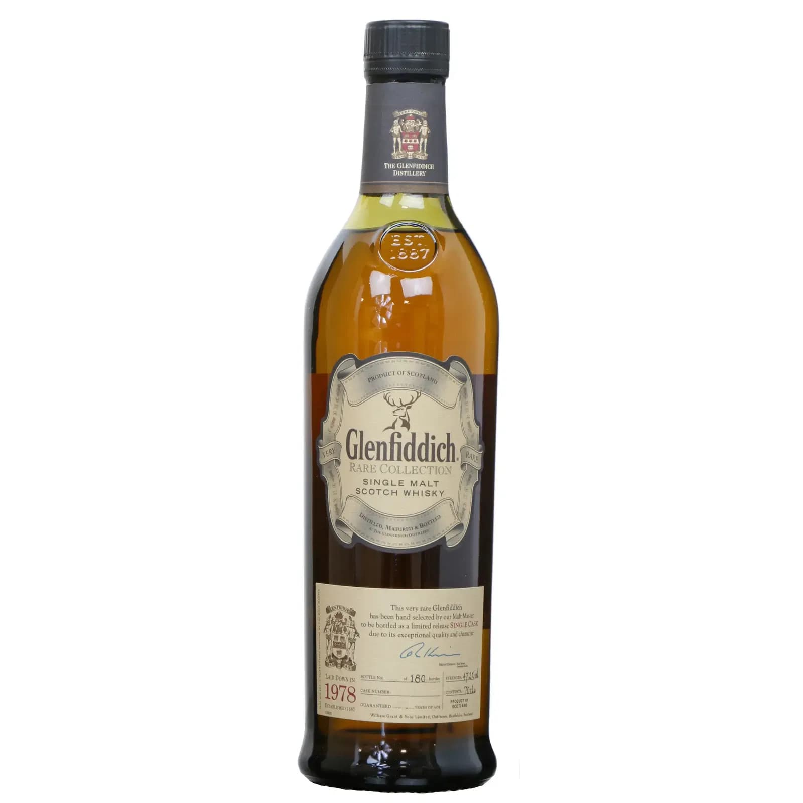Glenfiddich 35 Years Old 1978 Rare Collection Cask Nr.28153