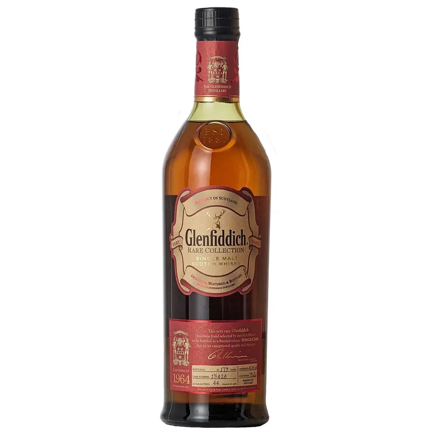 Glenfiddich 44 Years Old 1964 Rare Collection Cask Nr.13428