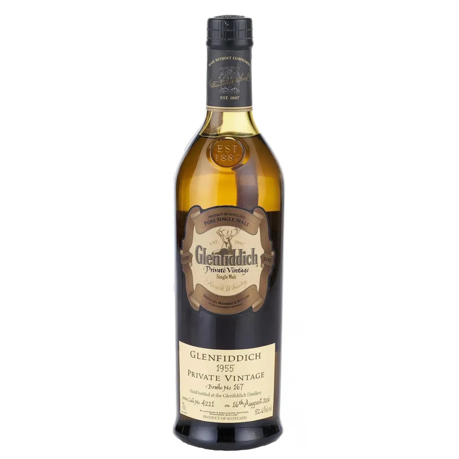 Glenfiddich 51 Years Old 1955 Private Vintage Cask Nr.4221