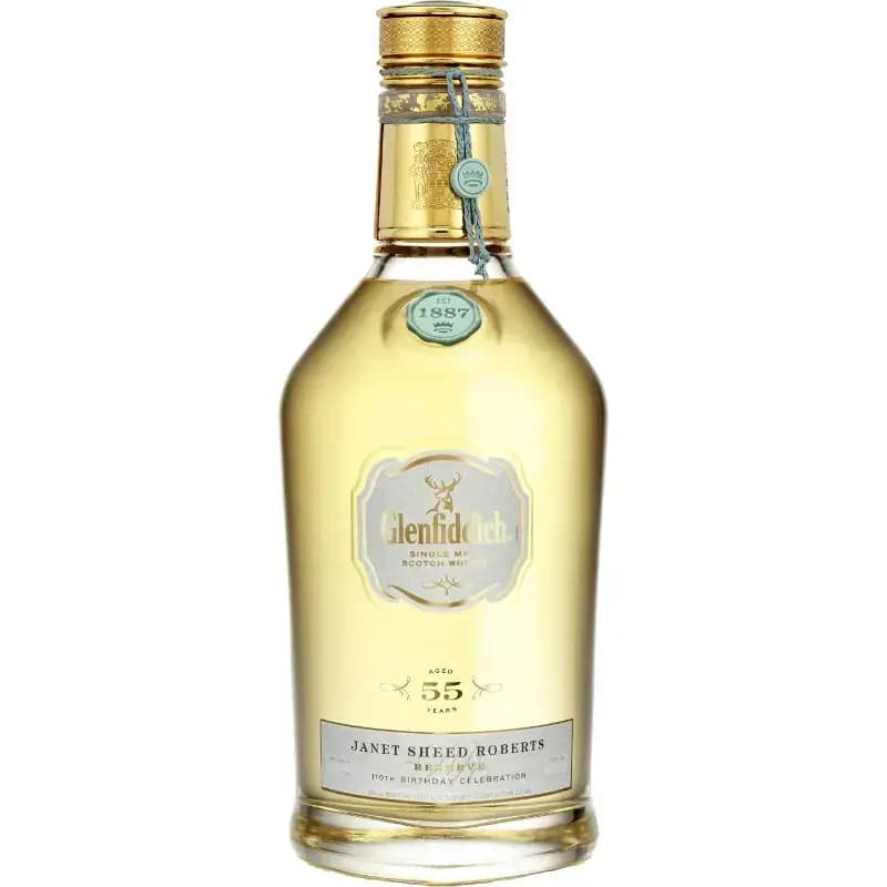 Glenfiddich 55 Years Old 1955 Janet Sheed Roberts 110Th Birthday Celebration Cask Nr.4222