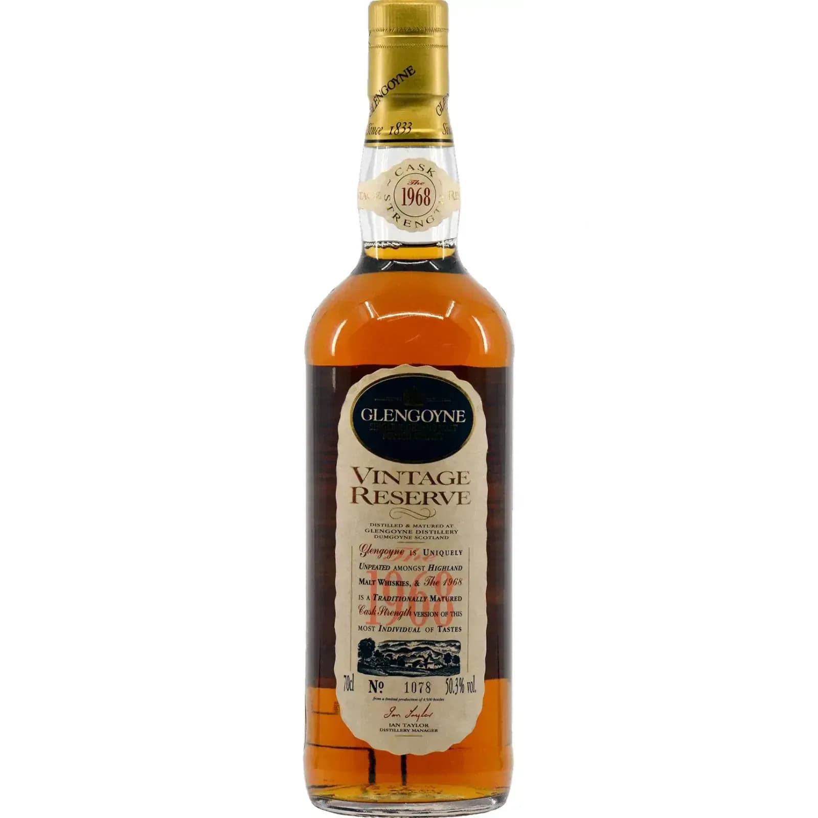 Glengoyne 1968 Vintage Reserve 25 Years Old