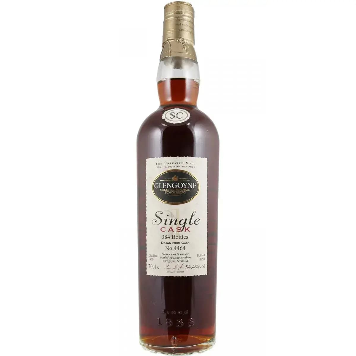 Glengoyne 1969 Single Cask - Lang Brothers Cask Nr.4464 29 Years Old