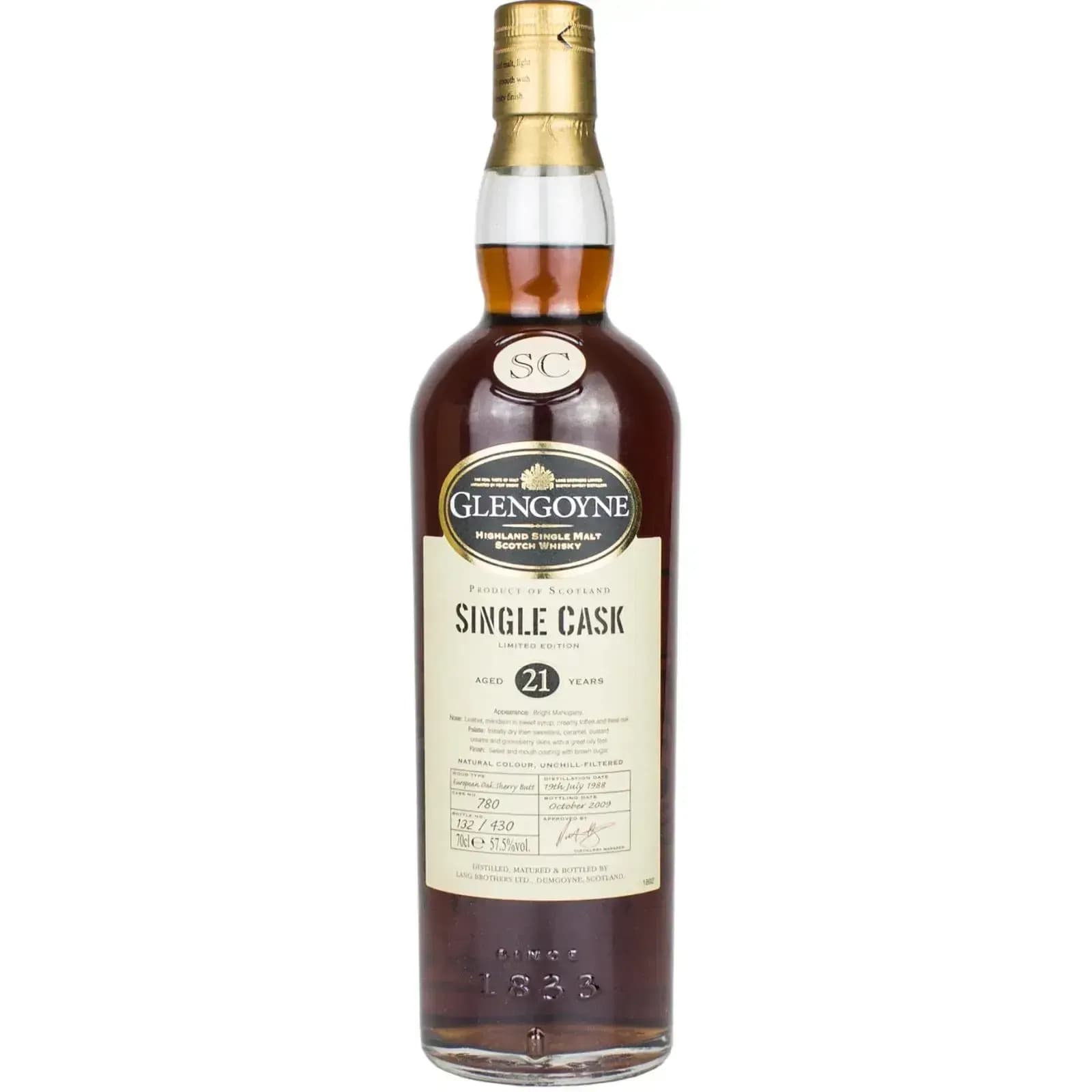 Glengoyne 1988 Single Cask Nr.780 21 Years Old